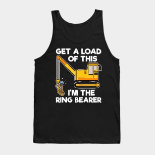 Get A Load Of This I'm The Ring Bearer Wedding Gift Idea Tank Top